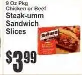 Key Food Steak-umm Sandwich Slices offer