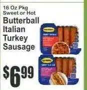 Key Food Butterball Italian Turkey Sausage offer