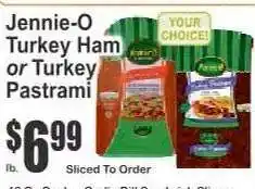 Key Food Jennie-O Turkey Ham or Turkey Pastrami offer