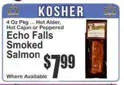 Key Food Echo Falls Smoked Salmon offer