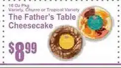 Key Food The Father's Table Cheesecake offer
