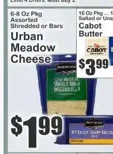 Key Food Urban Meadow Cheese offer