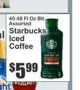 Key Food Starbucks Iced Coffee offer