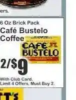 Key Food Cafe Bustelo Coffee offer