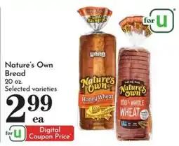Food Pavilion Nature's Own Bread offer