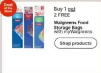 Walgreens Walgreens Food Storage Bags offer