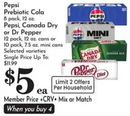 Food Pavilion Pepsi Prebiotic Cola offer