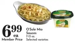 Food Pavilion O'Sole Mio Sauces offer