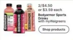 Walgreens Bodyarmor Sports Drinks offer