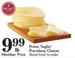 Food Pavilion Primo Taglio Provolone Cheese offer