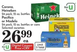 Food Pavilion Corona, Heineken, Pacifico or Modelo offer