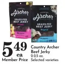Food Pavilion Country Archer Beef Jerky offer