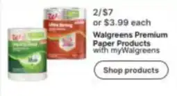 Walgreens Walgreens Premium Paper Products offer