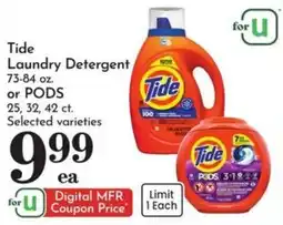Food Pavilion Tide laundry detergent offer