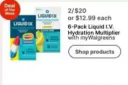 Walgreens Liquid Iv Hydration Multiplier offer
