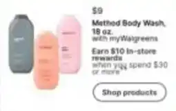 Walgreens Method Body Wash offer