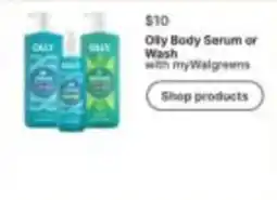 Walgreens Oily Body Serum or Wash offer