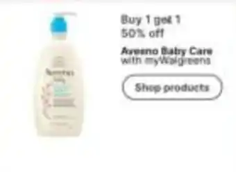 Walgreens Aveeno Baby Care offer