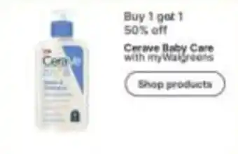 Walgreens CeraVe Baby Care offer