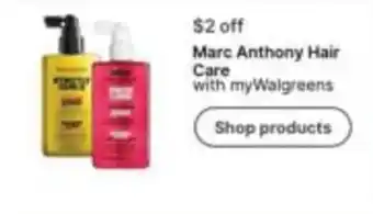 Walgreens Marc Anthony Hair Care offer
