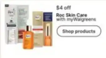 Walgreens Roc Skin Care offer