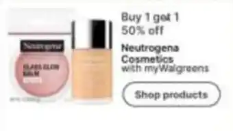 Walgreens Neutrogena Cosmetics offer