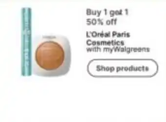 Walgreens L'Oréal Paris Cosmetics offer