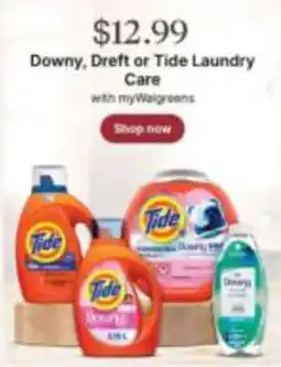 Walgreens Downy, Dreft or Tide Laundry Care offer
