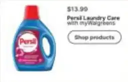 Walgreens Persil Laundry Care with myWalgreens offer