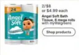 Walgreens Angel Soft Bath Tissue offer