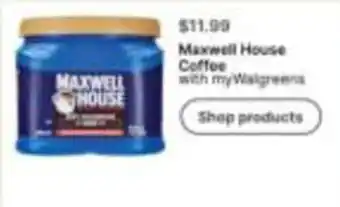 Walgreens Maxwell House Coffee offer