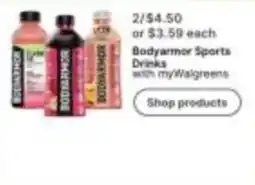 Walgreens Bodyarmor Sports Drinks offer