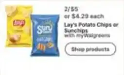 Walgreens Lay's Potato Chips or Sunchips offer