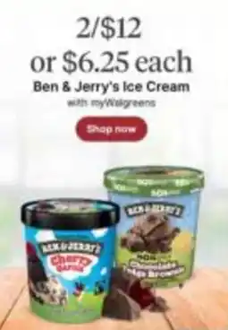 Walgreens Ben & Jerry's Ice Cream offer