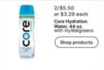 Walgreens Core Hydration Water offer