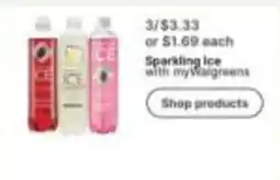 Walgreens Sparkling Ice with myWalgreens offer