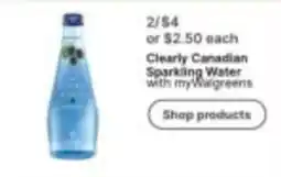 Walgreens Clearly Canadian Sparkling Water offer