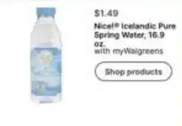 Walgreens Nice Icelandic Pure Spring Water offer