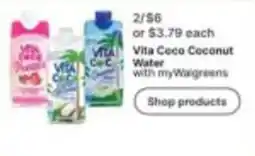Walgreens Vita Coco Coconut Water offer