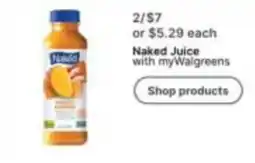Walgreens Naked Juice offer