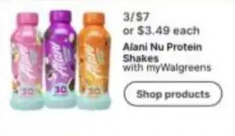 Walgreens Alani Nu Protein Shakes offer
