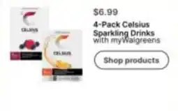 Walgreens Celsius Sparkling Drinks offer