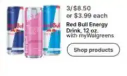 Walgreens Red Bull Energy Drink offer