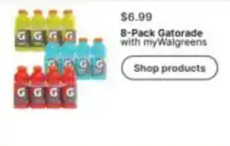Walgreens 8-Pack Gatorade with myWalgreens offer
