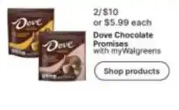Walgreens Dove Chocolate Promises offer
