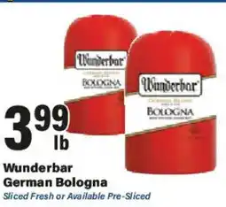 Big Y Wunderbar German Bologna offer