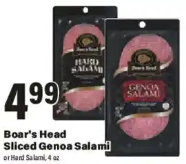 Big Y Boar's Head Sliced Genoa Salami offer
