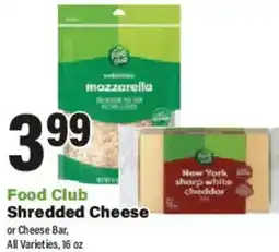 Big Y Shredded Cheese offer