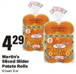Big Y Martin's Sliced Slider Potato Rolls offer
