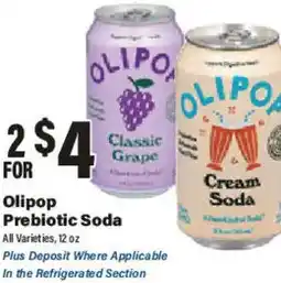 Big Y Olipop Prebiotic Soda offer